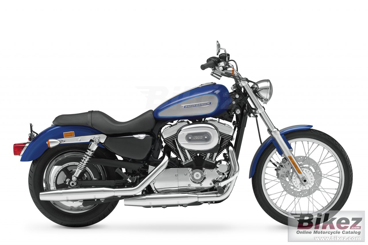 Big Harley-Davidson xl 1200c sportster 1200 custom picture and wallpaper from Bikez.com